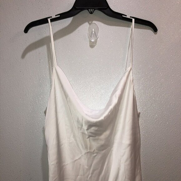 Show Me Your Mumu Medium Verona Cowl Dress Champagne Luxe Satin Gown - Picture 8 of 14